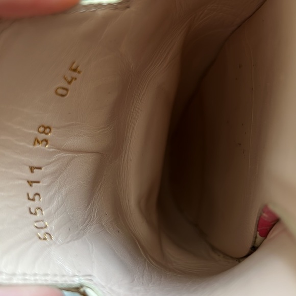 Gucci Princeton Loafers Floral Crème size 38 - Picture 4 of 4